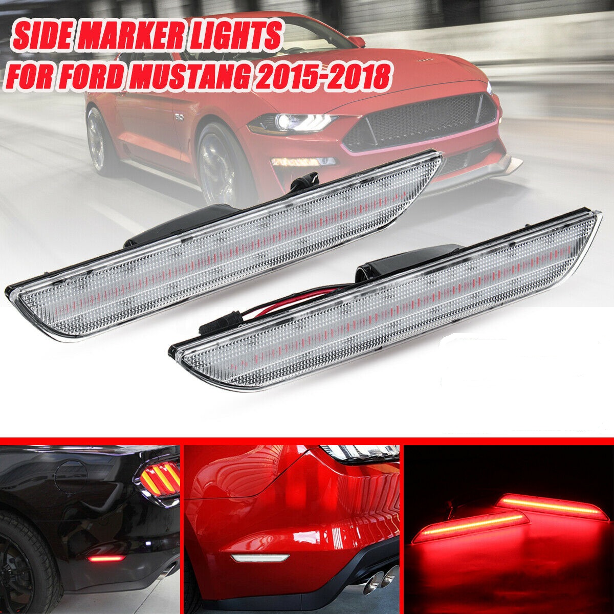 Ford Mustang ab 2015 Sidemarker White