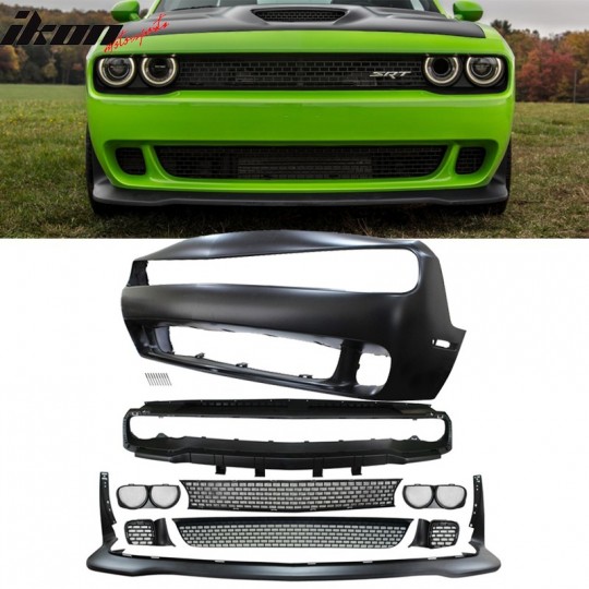 HELLCAT STYLE FRONT BUMPER KIT (CHALLENGER 2015-2021)