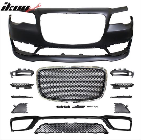 SRT Style Front Bumper With Fog Lights & DRL (300 2012-2023)