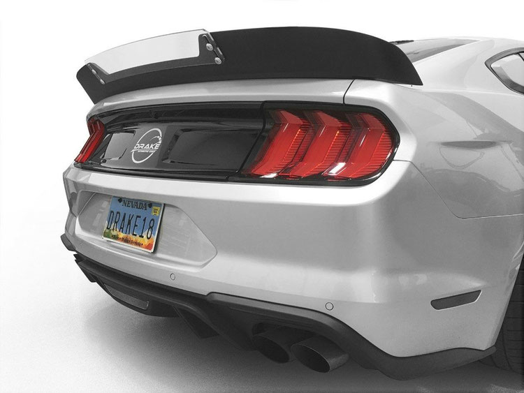 Ford Mustang 2015-2019 Shelby Wicker Bill Rear Wing Spoiler Flap