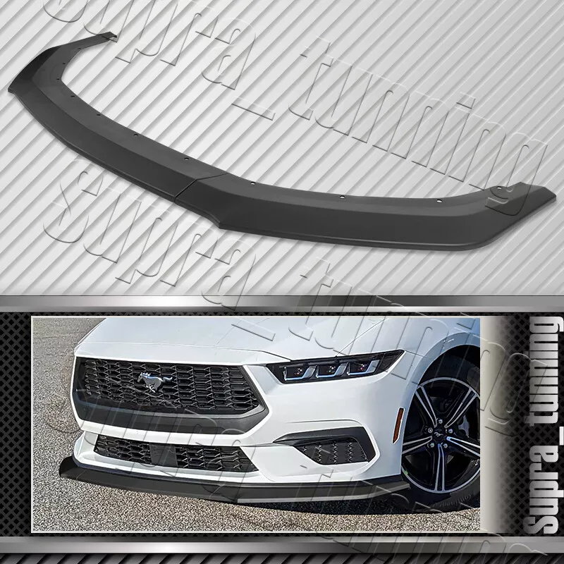 Matt Black Front Bumper Lip Spoiler Splitter