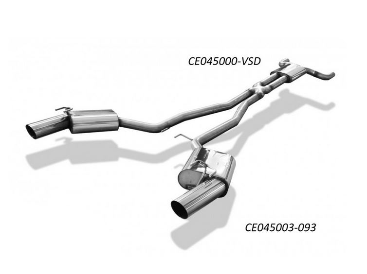 Chevrolet Camaro Endschalldämpfer rechts/links - 1x100 Typ 14 rechts/links