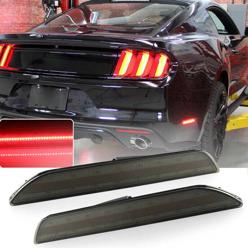 Ford Mustang 2015 - 2019  Sidemarker Black Smoked