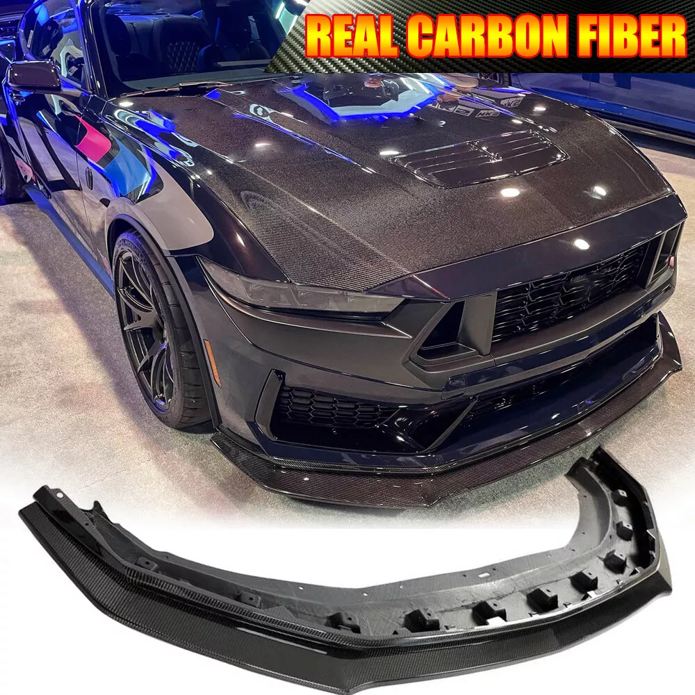 Real Carbon Front Bumper Lip Spoiler