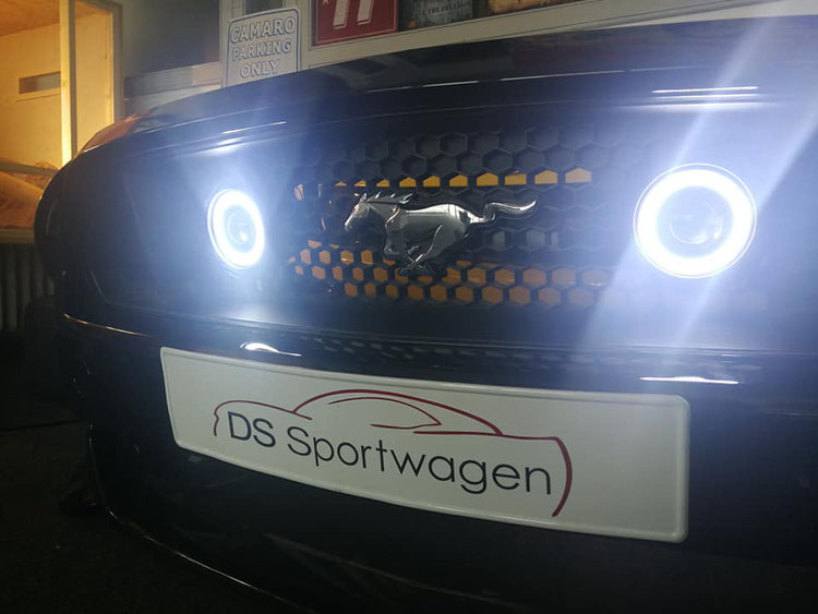 DS-Sportwagen Custom Fog Angel Eyes Lampen
