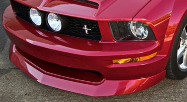 2005-2009-Ford-Mustang-V8-GT-4-6L-IKON-Style-Front-Bumper-Lip-Chin-Spoiler
