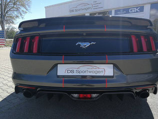 Abbes FM-04 Heck Diffuser 6 Finnen Ford Mustang ab 2015 mit Tüv