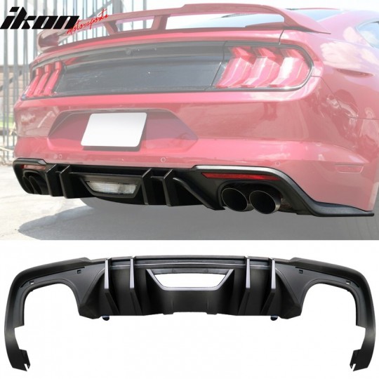 COMPETITION STYLE REAR DIFFUSER (MUSTANG 2018-2021 GT PREMIUM, ECOBOOST PREMIUM)